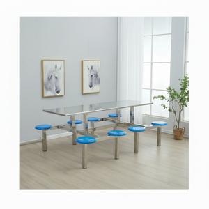 โต๊ะอาหารสแตนเลสพับได้ประหยัดพื้นที่1.2ม./1.5ม. - Product Image 1