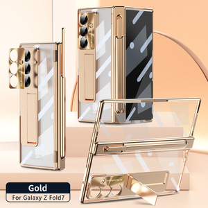 Étui pour téléphone <span class=keywords><strong>Samsung</strong></span> <span class=keywords><strong>zfold</strong></span> 7, FOLD6, charnière magnétique, housse de protection pliable, Fold6, transparent, anti-chute - Product Image 6