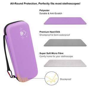 OEM kualitas tinggi kustom cetak cangkang keras Eva instrumen medis 3m Littmann stetoskop medis Eva tas penyimpanan untuk perawat - Product Image 5