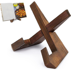 Thủ công mỹ nghệ bằng gỗ đa chức năng hiển thị đứng cho nhà bếp Recipe cuốn sách - Product Image 3