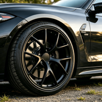 Jantes forgées concaves profondes noires brillantes personnalisées OEM 18-22 pouces avec PCD ET Offset sur mesure pour tuning de voitures de luxe et de performance
