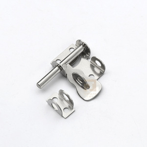 Stainless Steel Door Bolt 2 Inch And 8 Inch Solid Left Right Latch With Lock Plate For Door Security - Product Image 1