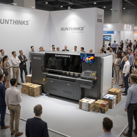 Imprimante jet d'encre numérique monocouche Sunthinks SE528 pour boîtes de vente au détail et emballages ondulés pour une impression d'emballages de haute qualité