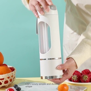 Vaso para Jugos con Botón Totalmente Automático, Triturador de Hielo para Uso Doméstico, Procesador de Alimentos para Bebés Portátil con Carga USB, Velocidad Variable de 5+ Velocidades - Product Image 6