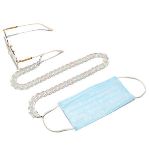 Suspendu En Plastique <span class=keywords><strong>Transparent</strong></span> Acrylique Soleil Masque Titulaire Cou <span class=keywords><strong>Lunettes</strong></span> Chaîne <span class=keywords><strong>Lunettes</strong></span> De Soleil Oeil Verre <span class=keywords><strong>Cordon</strong></span> Sangle pour <span class=keywords><strong>Lunettes</strong></span> - Product Image 2