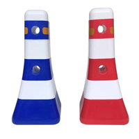 Barrera de plástico personalizada, señal de trabajo en carretera, prueba de señal de carretera, barreras de seguridad de plástico/conos de tráfico de colores