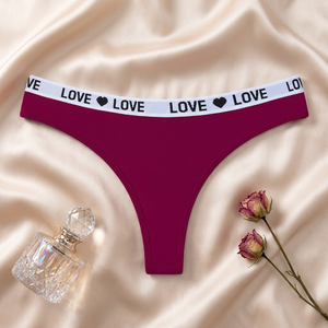 Tangas de algodón para mujer al por mayor, bragas tipo T-back sexys de talle bajo, suaves, elásticas y transpirables para deporte - Product Image 4