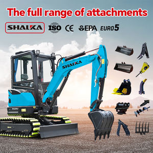 मुफ्त शिपिंग कुबोटा इंजन मिनी खुदाई 1 टन 2 3.5 छोटे क्रॉलर डिगर अंगूठे के साथ छोटे क्रॉलर डिगर बैकहोए - Product Image 6