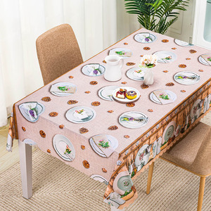 Thấp MOQ In Nhựa Bảng <span class=keywords><strong>Linen</strong></span> Bảng Protector Đảng Bảng Vải Với Hoa Và Cỏ - Product Image 1