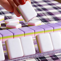 Ensemble de Mahjong Américain Moderne de Luxe, Tuiles de Mahjong en Acrylique Effet Écaille de Tortue à 4 Couches, Logo Personnalisé, Haut de Gamme, Finition Frotteuse à la Main, Pliable