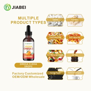 Compléments de marque privée Gouttes d'oméga 3+<span class=keywords><strong>DHA</strong></span> certifiées GMP Soutient la santé des yeux, du cerveau et des os chez l'adulte Vitamines en gros OEM - Product Image 4