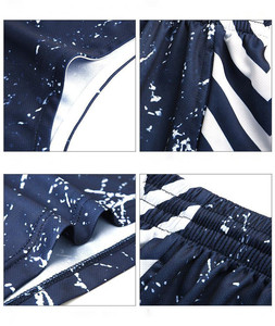 Shorts de basketball vintage respirants imprimés par transfert thermique personnalisés, grande taille, pour adultes, vêtements de sport, course à pied, fitness, en mesh - Product Image 5