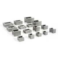 Noyau de ferrite magnétique souple PC40 à haute perméabilité pour système d'onduleur éolien et transformateur haute tension