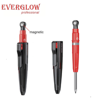 Outil de marquage pour le travail du bois, stylo mécanique magnétique pour trous profonds, outil de construction pour charpentier, crayon automatique avec mines de rechange