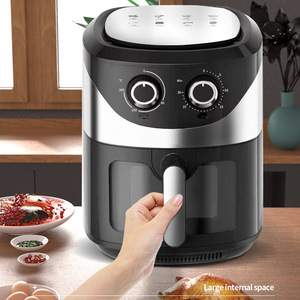 Air Fryer Large Capacity Multi Functional Electric 32x29x34 Cm Non Stick <b>PTFE</b> Round Design For Home Use - Product Image 4