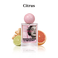 Parfum en spray personnalisé à marque privée, longue durée, aux huiles essentielles de gingembre, bergamote et pamplemousse pour femme