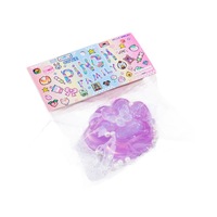 Jouet Squishy Patte de Chat Scintillante Kawaii, Jouet Sensoriel Anti-Stress en TPR Souple pour Enfants et Adultes