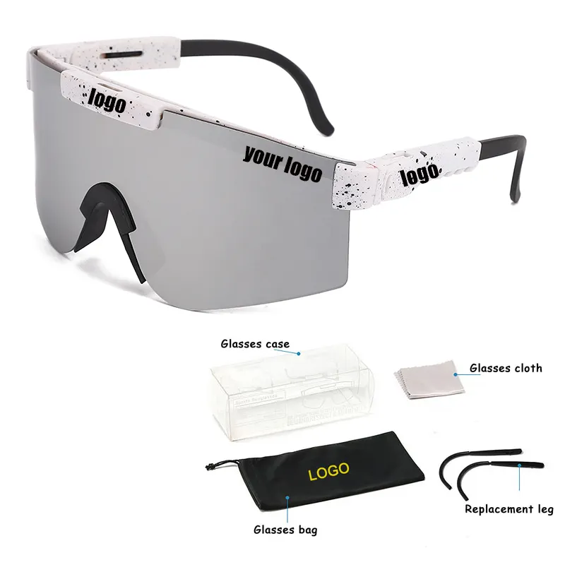 Glasses Good Price Wholesale Custom Colorful Unisex Running Glasses Sports Sunglasses Custom Logo Uv400 Sunglasses