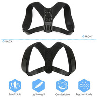 Correcteur de posture dorsal réglable pour corriger la forme du corps des adultes, avec un design respirant et portable
