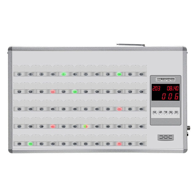 60 Slots Wired and Wireless Nurse Masterboard Nurse Calling System Hospital Bed Call Button System for Patient Calling Nurse