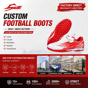 <span class=keywords><strong>Scarpe</strong></span> da Calcio e Futsal Personalizzate per Bambini Unisex, Modello TF a Taglio Basso con Lacci <span class=keywords><strong>in</strong></span> <span class=keywords><strong>Pelle</strong></span> PU per Sport di Squadra - Product Image 2