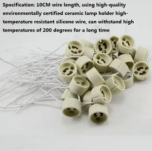 GU10 đèn gốm chủ và lão hóa giữ đèn 10cm bán buôn - Product Image 6