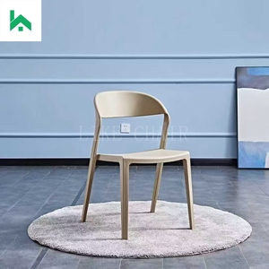 近代的な卸売プラスチックダイニングルーム家具スタッカブルアームレストダイニングチェアホームバーパークアパートメントワークショップ屋外 - Product Image 1