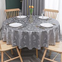 Nappe de salle à manger en PU moderne faite à la main imperméable à l'huile résistant aux taches couverture haut de gamme pour la maison hôtel Restaurant Table lavable