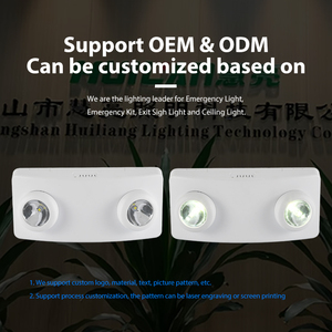 Phong cách hiện đại linh hoạt cài đặt nhiệt độ cao bằng chứng giải pháp ip30 sân vận động trường hai đầu dẫn ánh sáng khẩn cấp - Product Image 2