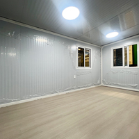 Maison préfabriquée mobile moderne OEM personnalisée, villa conteneur extensible à double aile, mobilier complet, mini-maison, appartement, hôtel