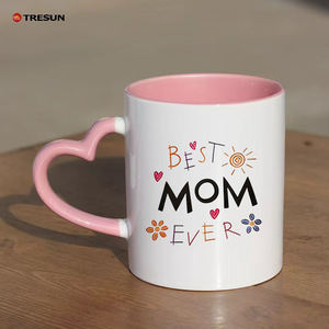 Tasses à café en céramique personnalisables « Meilleure maman », cadeau idéal pour la fête des mères, tasses en porcelaine - Product Image 1