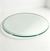 Mesa de Comedor o Café Redonda de Vidrio Templado de 10 mm de Espesor, Diseño Moderno, Segura, con Más de 5 Años de Garantía, Precio Bajo