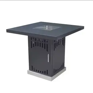 Garden Square Portable Fire Pit Propane Table Top Firepits 40000 Btu Outdoor Gas Fire Pits For China Sale