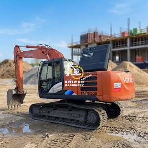 Meilleur prix ! Excavatrice Hitachi zx200 d'occasion, 20 tonnes, pelle de taille moyenne, puissance 110 kW, pour la construction, godet de 0,8 m³, zx190 zx240 - Product Image 1
