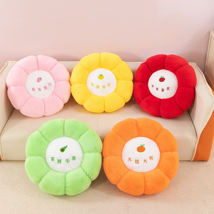 Cojín de Peluche de Calabaza al por Mayor - Asiento Suave Tipo Futón para Ventanal, Sala de Estar y Cojín para Sentarse en el Suelo - Product Image 1
