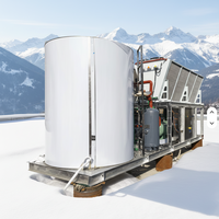 Máquina de Hielo en Escamas China Haiyue de 10 a 30 Toneladas con Certificado CE, Suministro de Fábrica, Máquina para Hacer Hielo en Escamas de Gran Capacidad