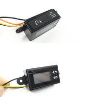 Compteur plastique miniature Chilong à 6 chiffres (non réinitialisable) pour machines d'arcade à monnayeur 5V/12V/24V Noir