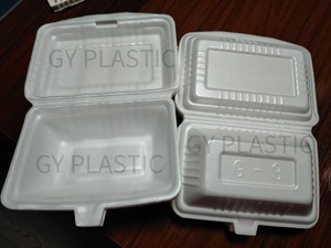 Ditch the Mess: Enjoy Mess-Free <b>Meals</b> with Our Single-Use Foam <b>Boxes</b>, Disposable Foam Food Containers, Lightweight Foam <b>Boxes</b> - Product Image 2