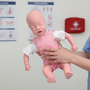 Maniquí de Entrenamiento de Primeros Auxilios para Bebés Labpilot, Modelo Simulado de Asfixia de Tamaño Real en PVC, Entrenamiento de Habilidades de Golpes en la Espalda y Empuje al Pecho - Product Image 5