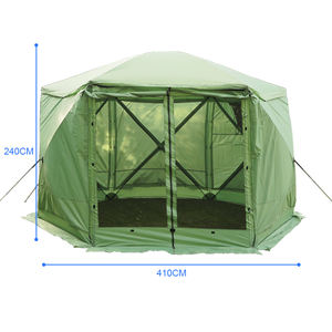 Tente pliante pour plus de <span class=keywords><strong>10</strong></span> <span class=keywords><strong>personnes</strong></span>, <span class=keywords><strong>Camping</strong></span>, grande chambre familiale, grande taille - Product Image 4