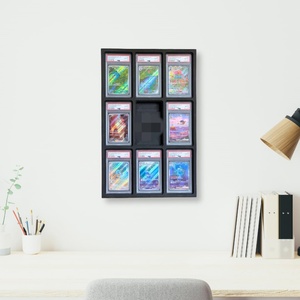Boîte de présentation de cartes gradées en plastique durable à 9 emplacements, cadre de protection moderne pour TCG Slab, vente en gros personnalisée - Product Image 6