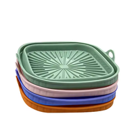 Moule à pâtisserie en silicone durable promotionnel, divers plateaux à gâteau carrés pliables, compatible four et micro-ondes/lave-vaisselle, matériau en silicone