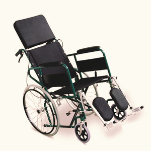 Aksesoris Kursi, Kursi Lipat Baja Reclining Manual, Kursi Tinggi Berkaki Panjang, Harga Pabrik, Kursi Roda - Product Image 2