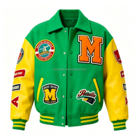 Chaqueta de Hombre de Alta Calidad, Personalizada, de Moda Americana, Nueva Tendencia Urbana de Otoño, Bordada, Transpirable y Ecológica