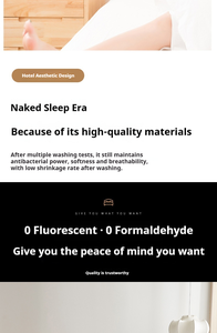 ชุดเครื่องนอนโรงแรมคุณภาพสูง 4 ชิ้น สำหรับงานแต่งงาน ฤดูใบไม้ร่วง ผ้าห่มกันน้ำ 300 เส้นด้าย สีขาว - Product Image 3