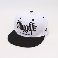 Casquette de baseball 6 panneaux brodée à blocs de couleur, style européen et américain, décontractée, en PVC, avec visière plate unique