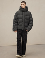 Veste matelassée d'hiver personnalisée de haute qualité pour HOMMES Veste en duvet coupe-vent et imperméable Veste en coton Hip Hop chaude à la mode