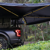 Auvent 270° pour voiture, auvents latéraux, tente de toit pour camping, camion, auvent 270° autoportant, tente 4x4 tout-terrain, porte-bagages de toit, boîtier rigide