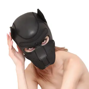 性玩具海绵头饰狗头设置性能道具面具狗头打扮色情头套