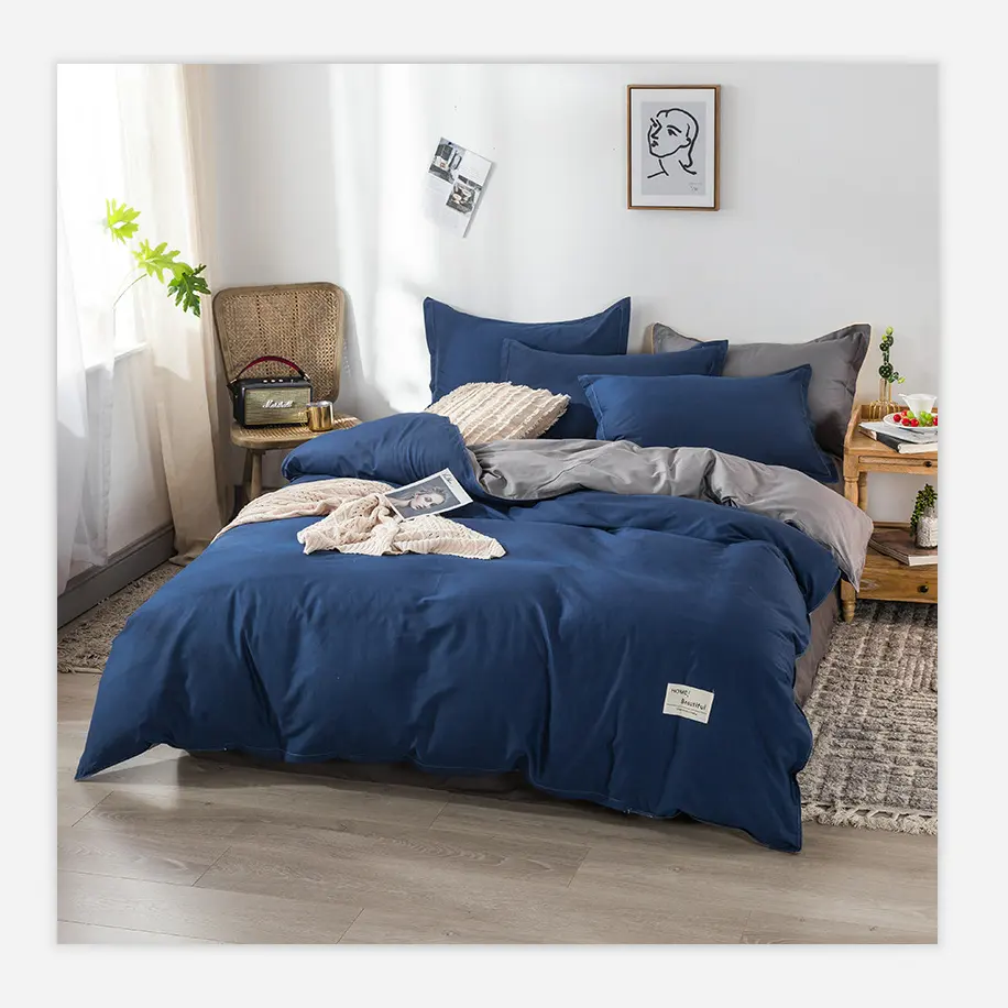 Diskon Besar Kualitas Tinggi 100% Katun Bedset Seprai Selimut Duvet Premium Set Seprai Seprai Seprai